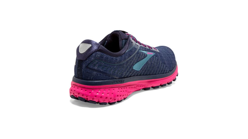 Brooks Ghost 12 Road Running Shoe - Womens, Navy/Majolica/Beetroot, 6.5B, 1203051B414.065