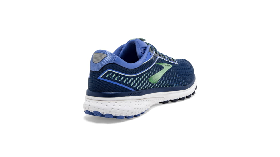 Brooks Ghost 12 Road Running Shoe - Womens, Peacoat/Blue/Aqua, Medium, 5.0, 1203051B413.050