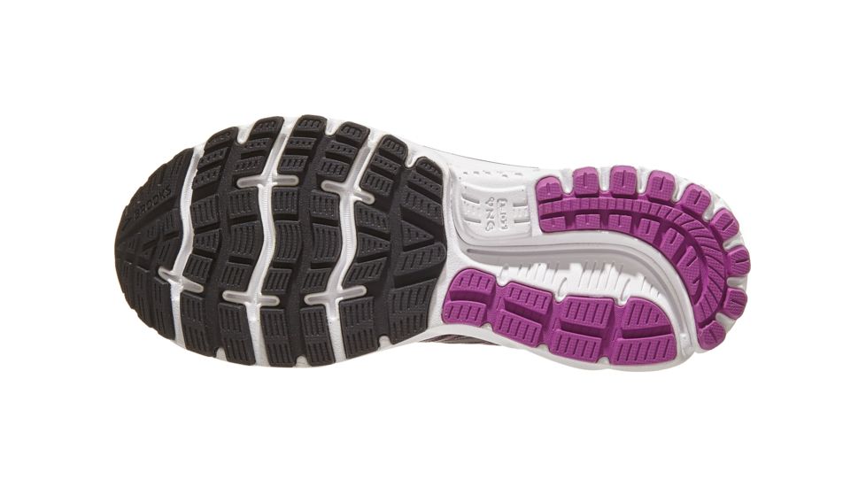 Brooks Ghost 12 - Womens, Black/Hollyhock/Pink, Medium, 6.0, 1203051B063.060