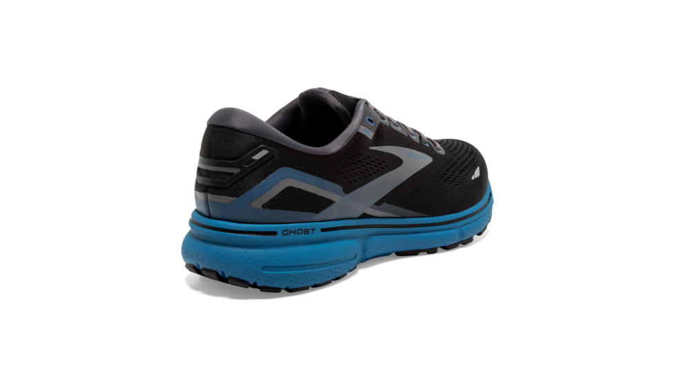 Brooks Ghost 15 Running Shoes - Mens, Black/Blackened Pearl/Blue, 10.0, 1103931D056.100