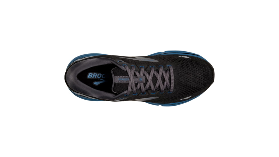 Brooks Ghost 15 Running Shoes - Mens, Black/Blackened Pearl/Blue, 10.0, 1103931D056.100