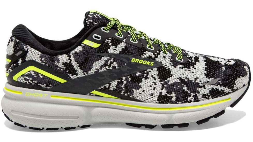 Brooks Ghost 15 Running Shoes - Mens, Black/Ebony/Nightlife, 7.0, 1103931D029.070
