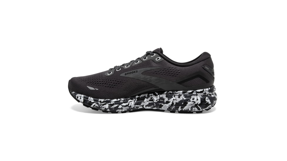 Brooks Ghost 15 Running Shoes - Mens, Ebony/Black/Oyster, 13.0, 1103931D004.130