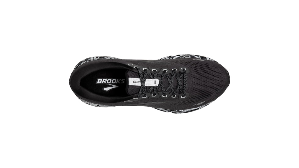 Brooks Ghost 15 Running Shoes - Mens, Ebony/Black/Oyster, 13.0, 1103931D004.130