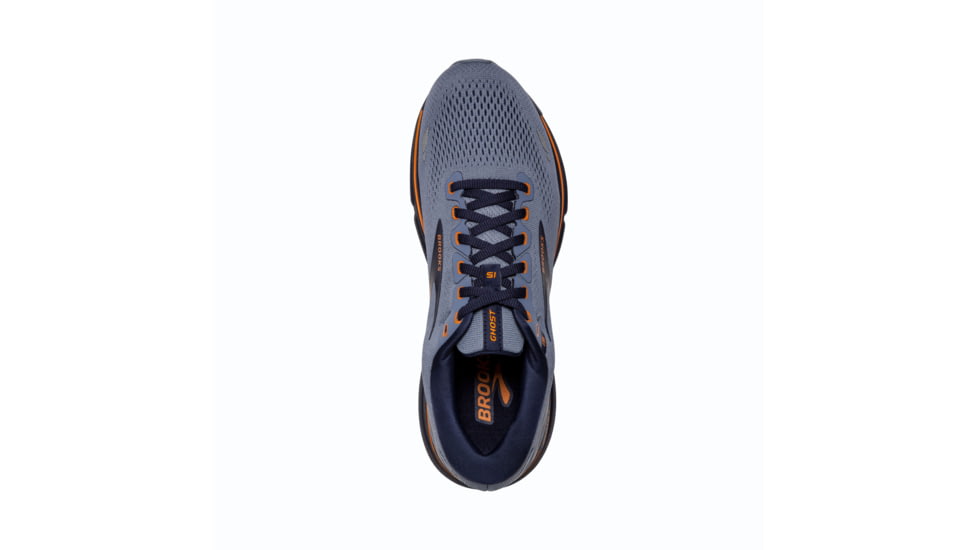 Brooks Ghost 15 Running Shoes - Mens, Flintstone/Peacoat/Oak, 9.0, 1103931D025.090