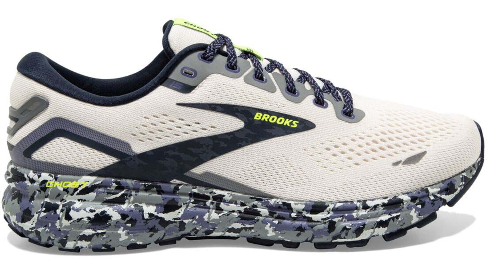 Brooks Ghost 15 Running Shoes - Mens, WhisperWhite/Eclipse/Nightlife, 7.0, 1103931D152.070