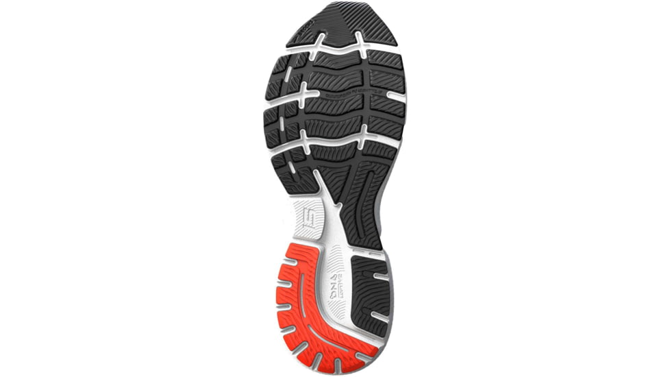 Brooks Ghost 15 Running Shoes - Mens, White/Black/Flame, 15.0, 1103931D184.150