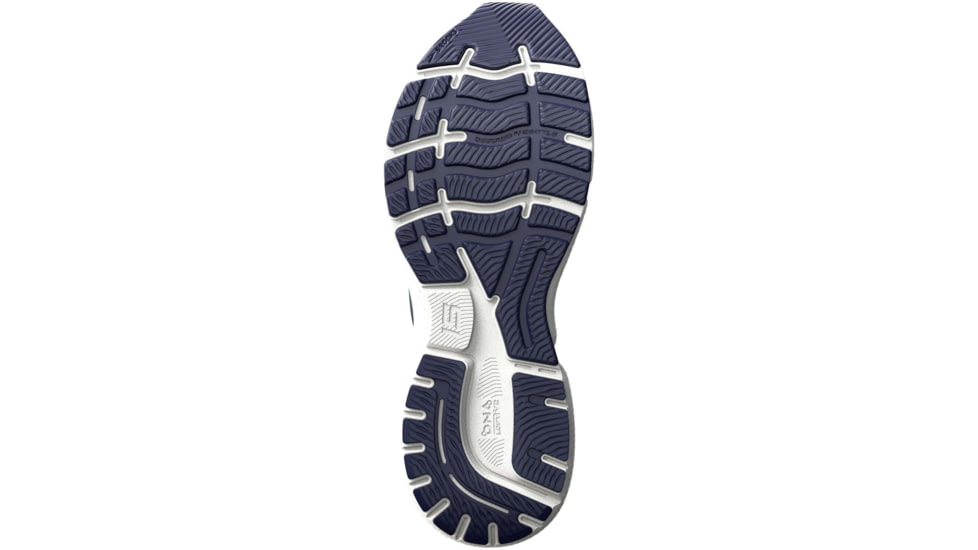 Brooks Ghost 15 Running Shoes - Mens, Wide, Peacoat/Blue/Orange Pop, 9.0, 1103932E439.090