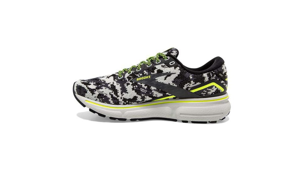 Brooks Ghost 15 Running Shoes - Womens, Medium, Black/Ebony/Nightlife, 5.5, 1203801B029.055