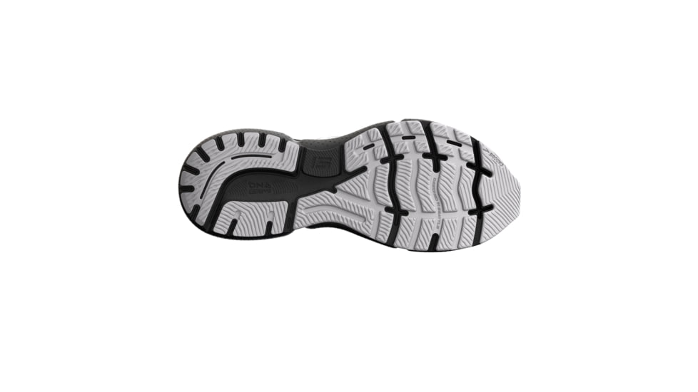 Brooks Ghost 15 Running Shoes - Womens, Medium, White/Ebony/Oyster, 9.5, 1203801B149.095