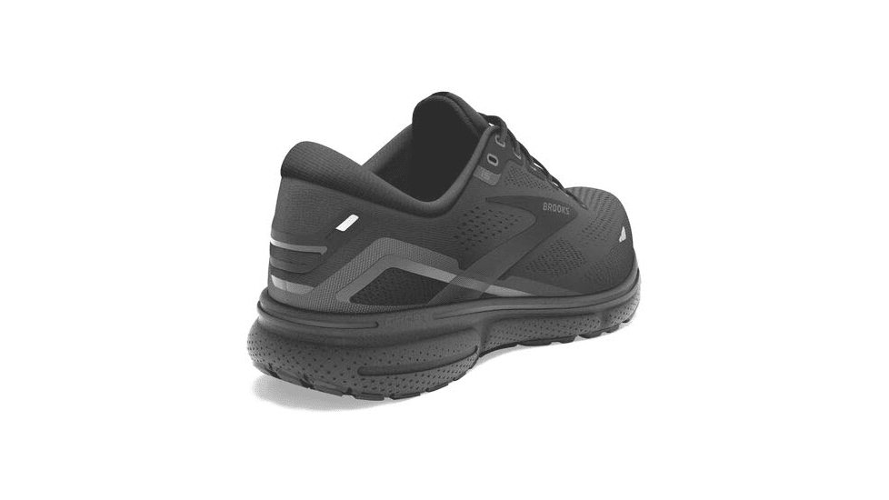 Brooks Ghost 15 Running Shoes - Womens, Medium, Black/Black/Ebony, 12.0, 1203801B020.120