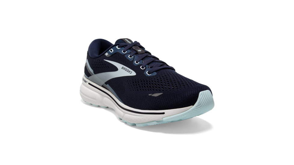 Brooks Ghost 15 Running Shoes - Womens, Peacoat/Pearl/Salt Air, 6 Extra Wide, 1203802E450.060