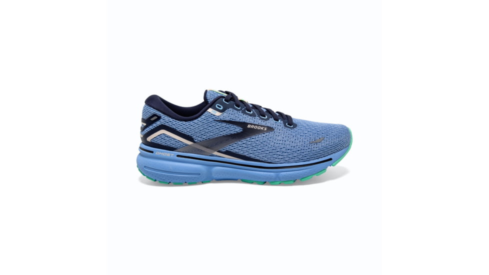 Brooks Ghost 15 Running Shoes - Womens, Vista Blue/Peacoat/Linen, 7.5, 1203801B472.075