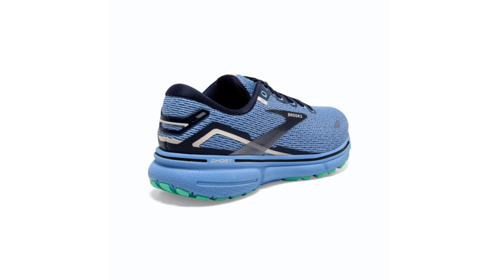 Brooks Ghost 15 Running Shoes - Womens, Vista Blue/Peacoat/Linen, 7.5, 1203801B472.075