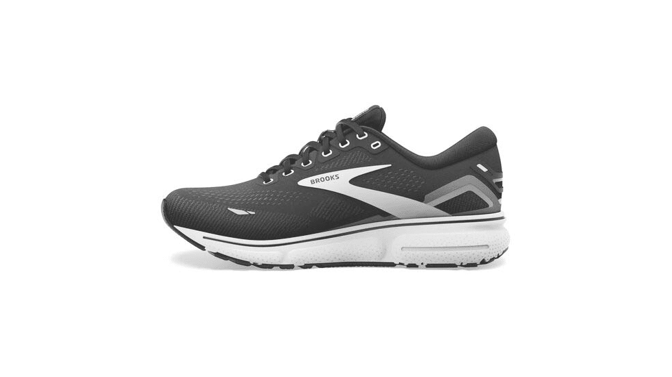 Brooks Ghost 15 Running Shoes - Womens, Medium, Black/Blackened Pearl/White, 11.5, 1203801B012.115