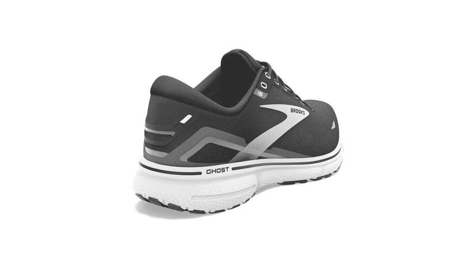 Brooks Ghost 15 Running Shoes - Womens, Medium, Black/Blackened Pearl/White, 11.5, 1203801B012.115