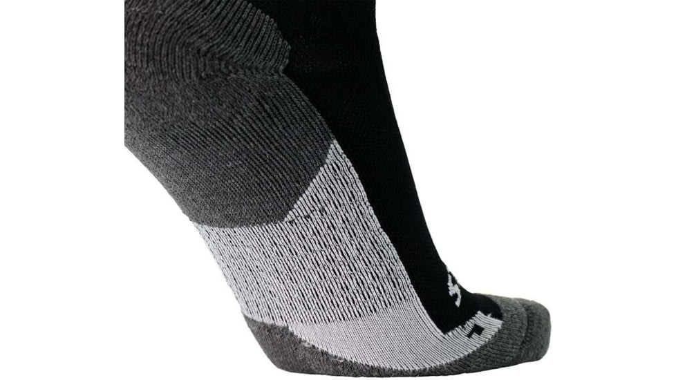 Brooks Ghost Crew Sock, Black/BR Crew, L, 280495039.035