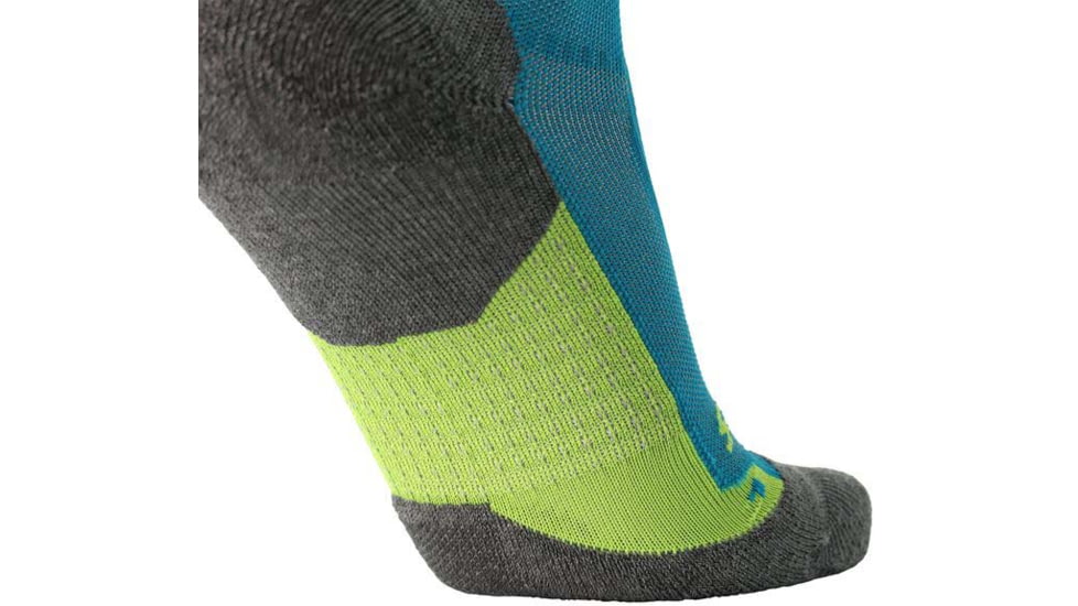 Brooks Ghost Crew Sock, Lagoon/BR Crew, M, 280495497.030