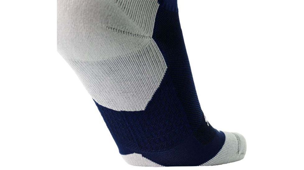 Brooks Ghost Crew Sock, Navy/Brooks Stripe, S, 280495410.025