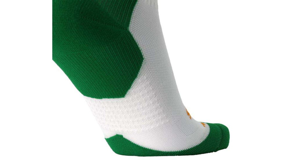 Brooks Ghost Crew Sock, White/Run Lucky, S, 280495162.025