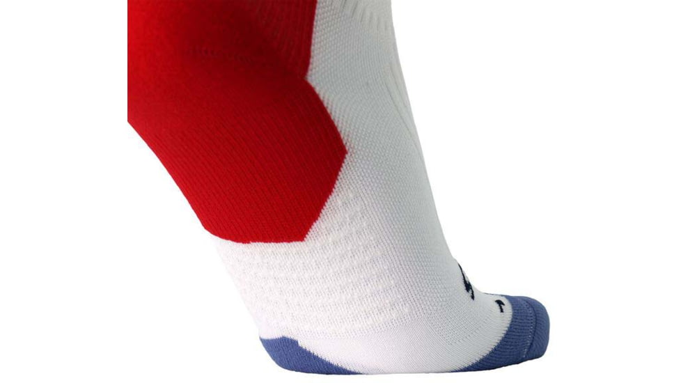 Brooks Ghost Crew Sock, White/Run USA, S, 280495107.025