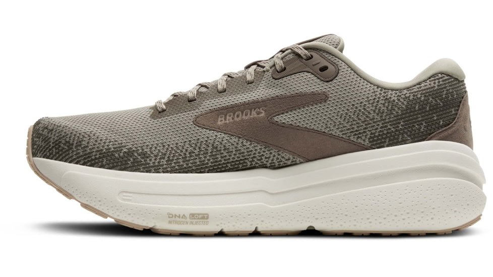 Brooks Ghost Max 2 Road Running Shoes - Mens, London Fog/Falcon/Coconut, 11.5 US/Medium, 1104311D240.115