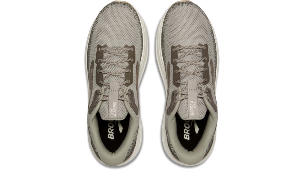 Brooks Ghost Max 2 Road Running Shoes - Mens, London Fog/Falcon/Coconut, 11.5 US/Medium, 1104311D240.115