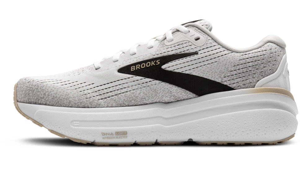 Brooks Ghost Max 2 Road Running Shoes - Mens, White/Pelican/Oyster, 11.5 US/Medium, 1104311D125.115