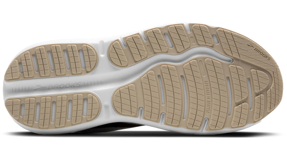 Brooks Ghost Max 2 Road Running Shoes - Mens, White/Pelican/Oyster, 11.5 US/Medium, 1104311D125.115