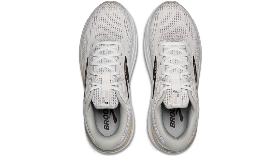 Brooks Ghost Max 2 Road Running Shoes - Mens, White/Pelican/Oyster, 11.5 US/Medium, 1104311D125.115