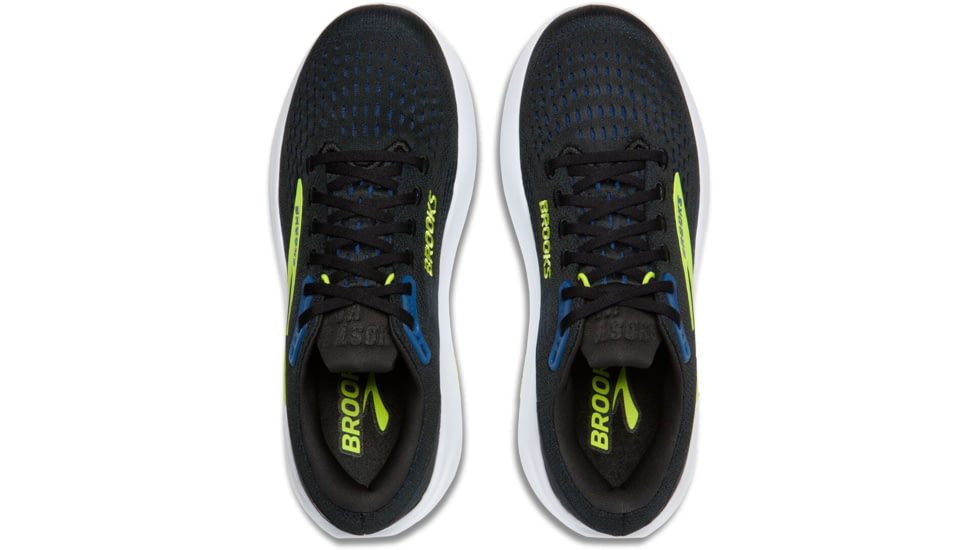 Brooks Ghost Max 3 Road Running - Mens, Black/Navy/Acid Lime, 8.5, 1D, 1104641D078.085