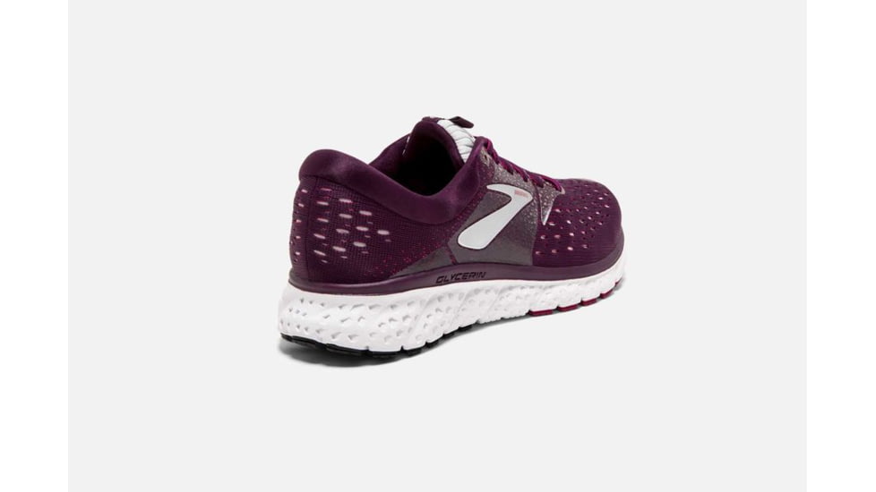 Brooks Glycerin 16 Womens Road Running Shoes, Purple/Pink/Grey, 7 US, Medium, 1202781B527.070