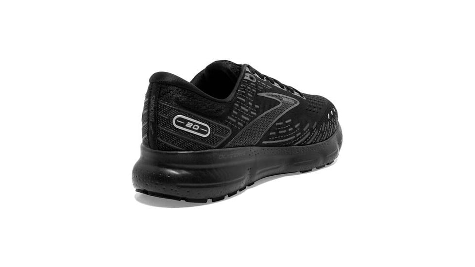 Brooks Glycerin 20 Running Shoes - Womens, Wide, Black/Black/Ebony, 6.0, 1203691D020.060