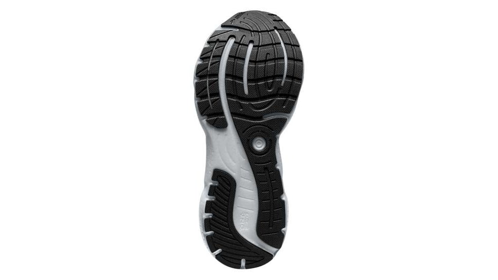 Brooks Glycerin 20 Running Shoes - Womens, Wide, Black/White/Alloy, 8.0, 1203691D059.080