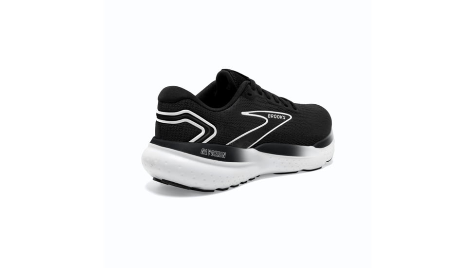 Brooks Glycerin 21 Running Shoes - Womens, Black/Grey/White, 7.0, 1204081B090.070