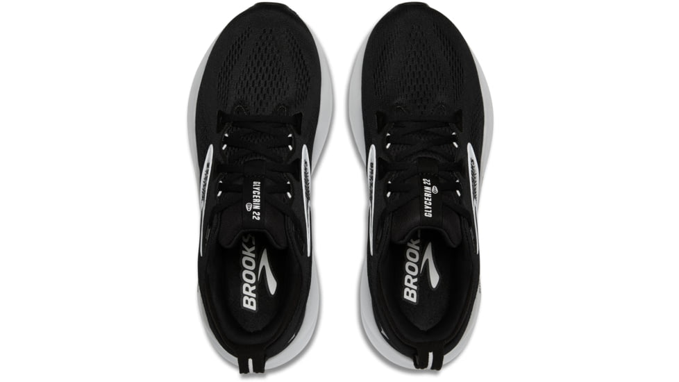 Brooks Glycerin 22 Road Running Shoes - Womens, Black/Grey/White, 7, 1B, 1204341B090.070