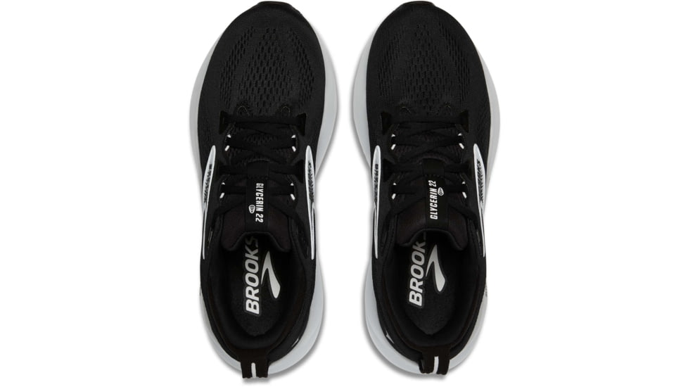 Brooks Glycerin 22 Road Running Shoes - Womens, Black/Grey/White, 7.0 US/Wide, 1204341D090.070