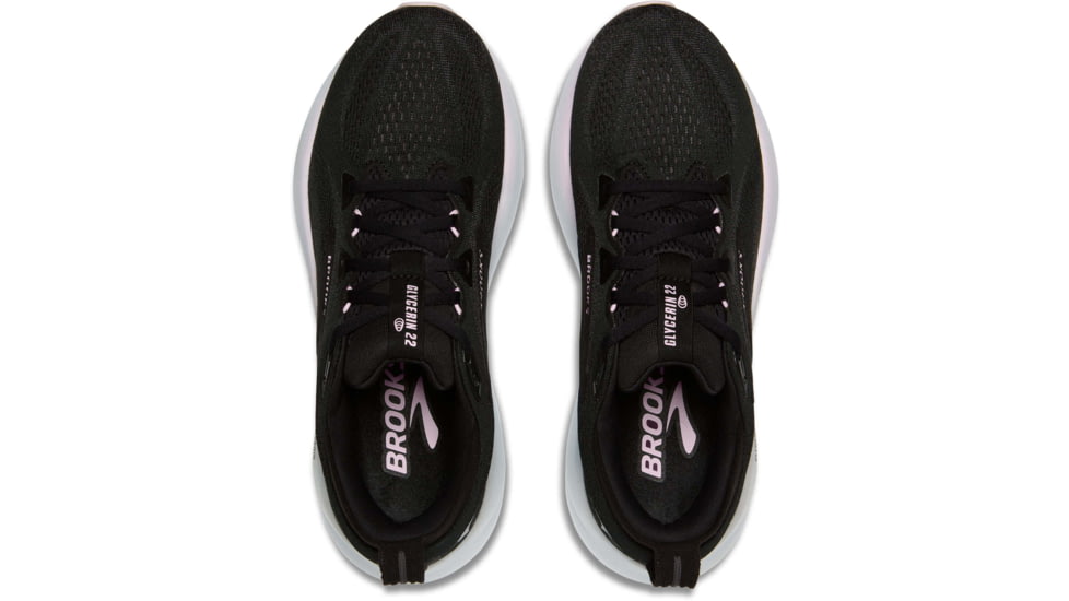 Brooks Glycerin 22 Road Running Shoes - Womens, Black/Orchid Ice/White, 8.0 US/Medium, 1204341B024.080