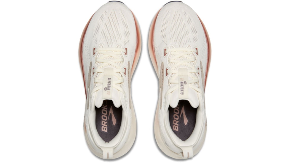 Brooks Glycerin 22 Road Running Shoes - Womens, Coconut/Chateau/Rose, 9.5, 1B, 1204341B126.095