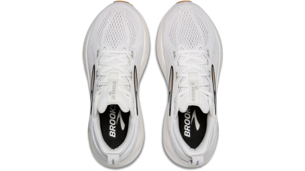 Brooks Glycerin 22 Road Running Shoes - Womens, White/Grey/Black, 6, 1B, 1204341B135.060