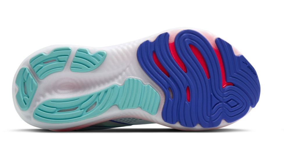 Brooks Glycerin 22 Road Running Shoes - Womens, White/Limpet Shell/Amparo Blue, 10, 1B, 1204341B110.100