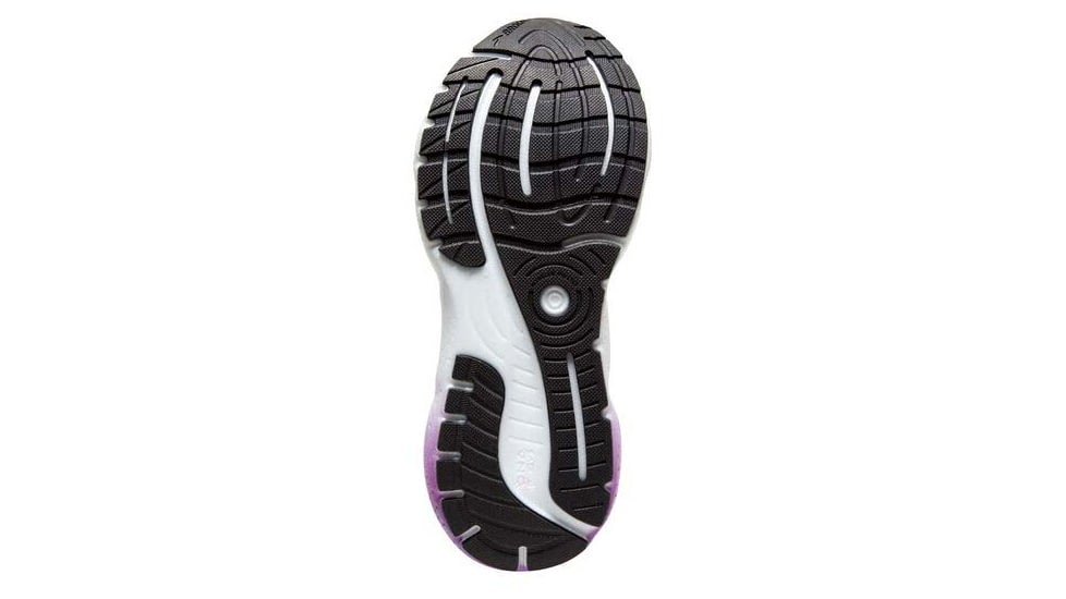 Brooks Glycerin GTS 20 Running Shoes - Womens, Medium, Black/Bellflower/Fiesta, 5.0, 1203701B013.050