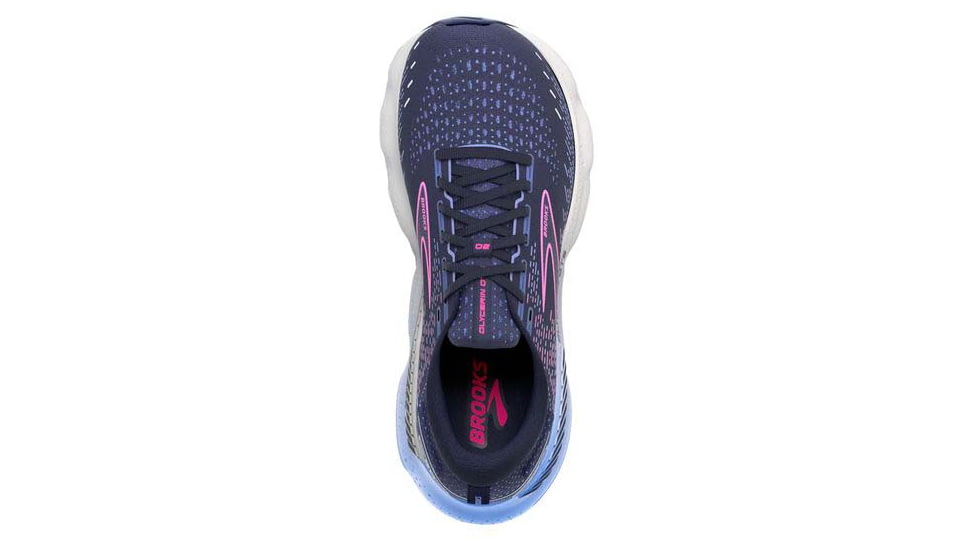 Brooks Glycerin GTS 20 Running Shoes - Womens, Medium, Peacoat/Blue/Pink, 11.5, 1203701B460.115