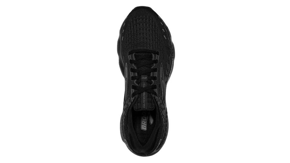 Brooks Glycerin GTS 20 Running Shoes - Womens, Wide, Black/Black/Ebony, 7.0, 1203701D020.070