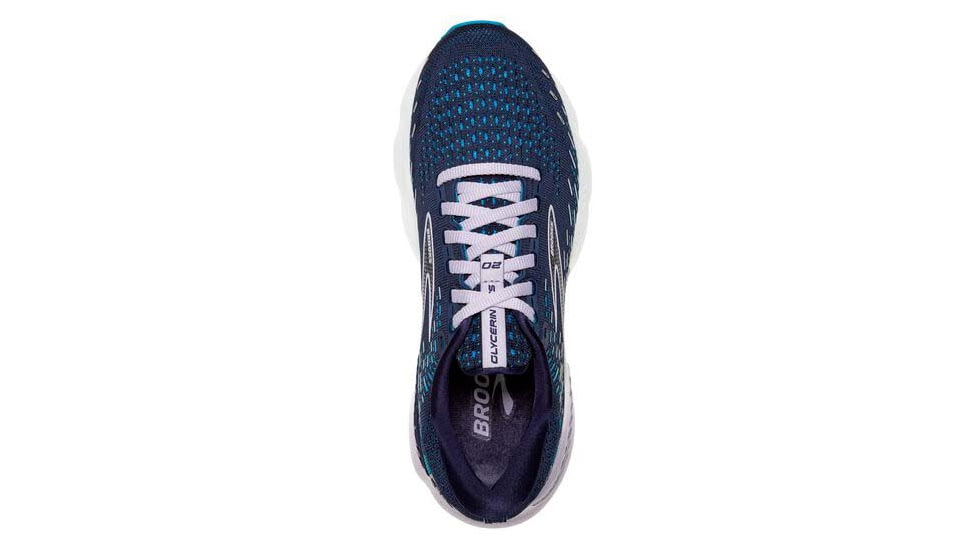 Brooks Glycerin GTS 20 Running Shoes - Womens, Medium, Peacoat/Ocean/Pastel Lilac, 7.5, 1203701B499.075