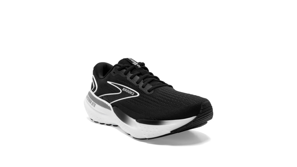 Brooks Glycerin GTS 21 Running Shoes - Womens, Black/Grey/White, 8, 1204091B090.080