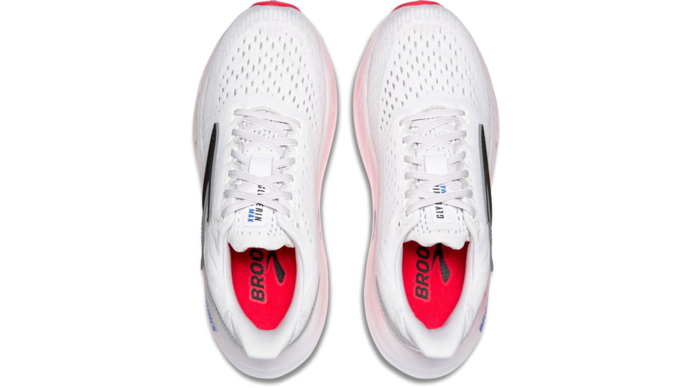 Brooks Glycerin Max Road Running - Womens, White/Black/Diva Pink, 9.5, 1B, 1204361B118.095