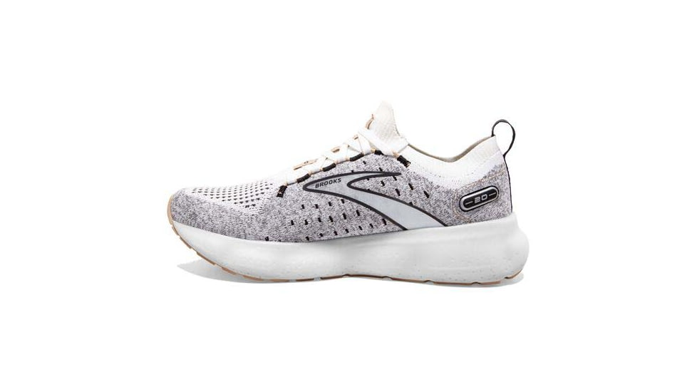 Brooks Glycerin StealthFit 20 Running Shoes - Womens, Medium, White/Black/Cream, 10.5, 1203721B163.105