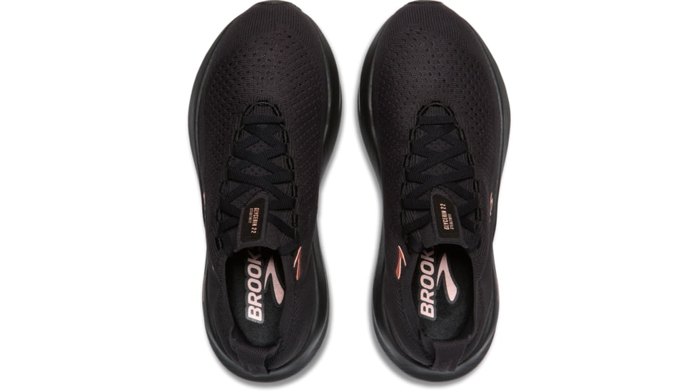 Brooks Glycerin StealthFit 22 Road Running Shoes - Womens, Black/Grey/Rose Gold, 6, 1B, 1204371B068.060