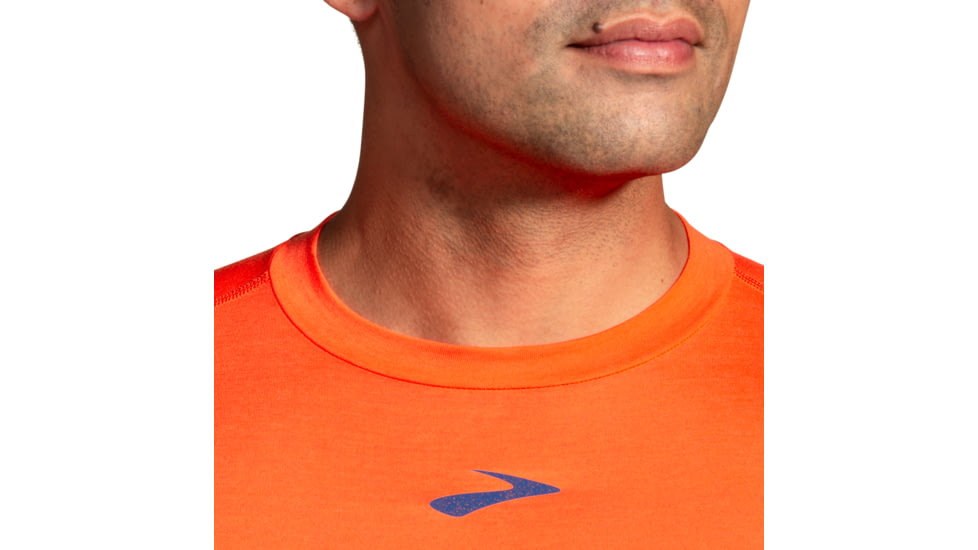 Brooks High Point Long Sleeve Shirt - Mens, Bright Orange, Medium, 211474836.030